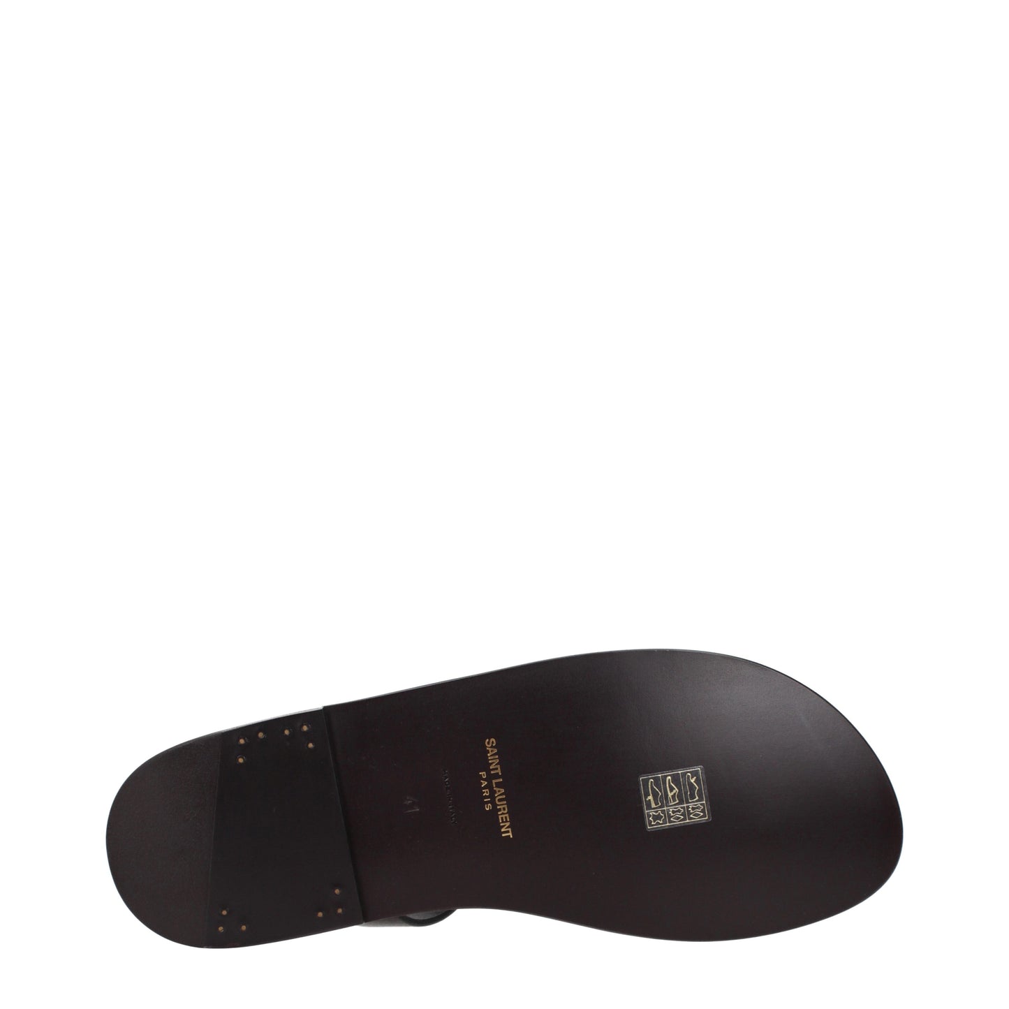 Saint Laurent Men's Flip Flops Leather