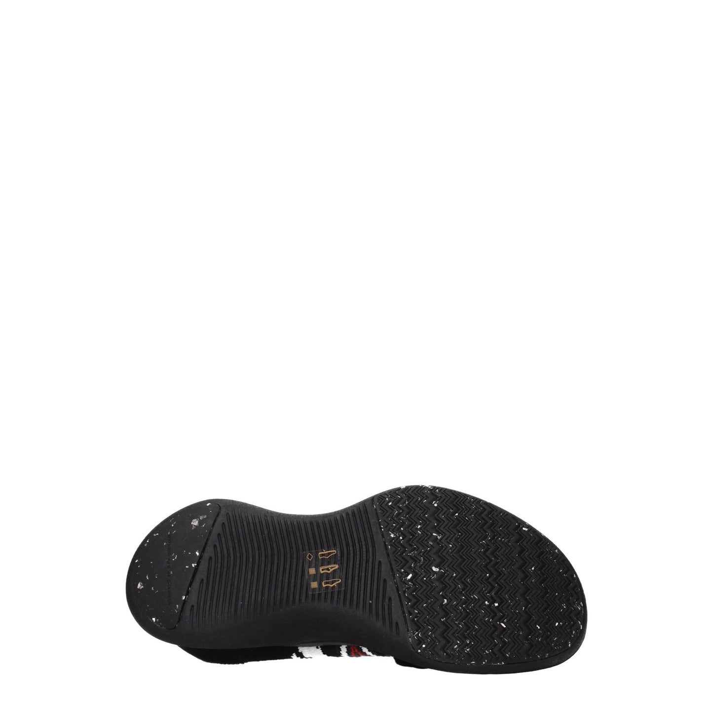 Missoni Women's Sneakers in Fabric Black/Red