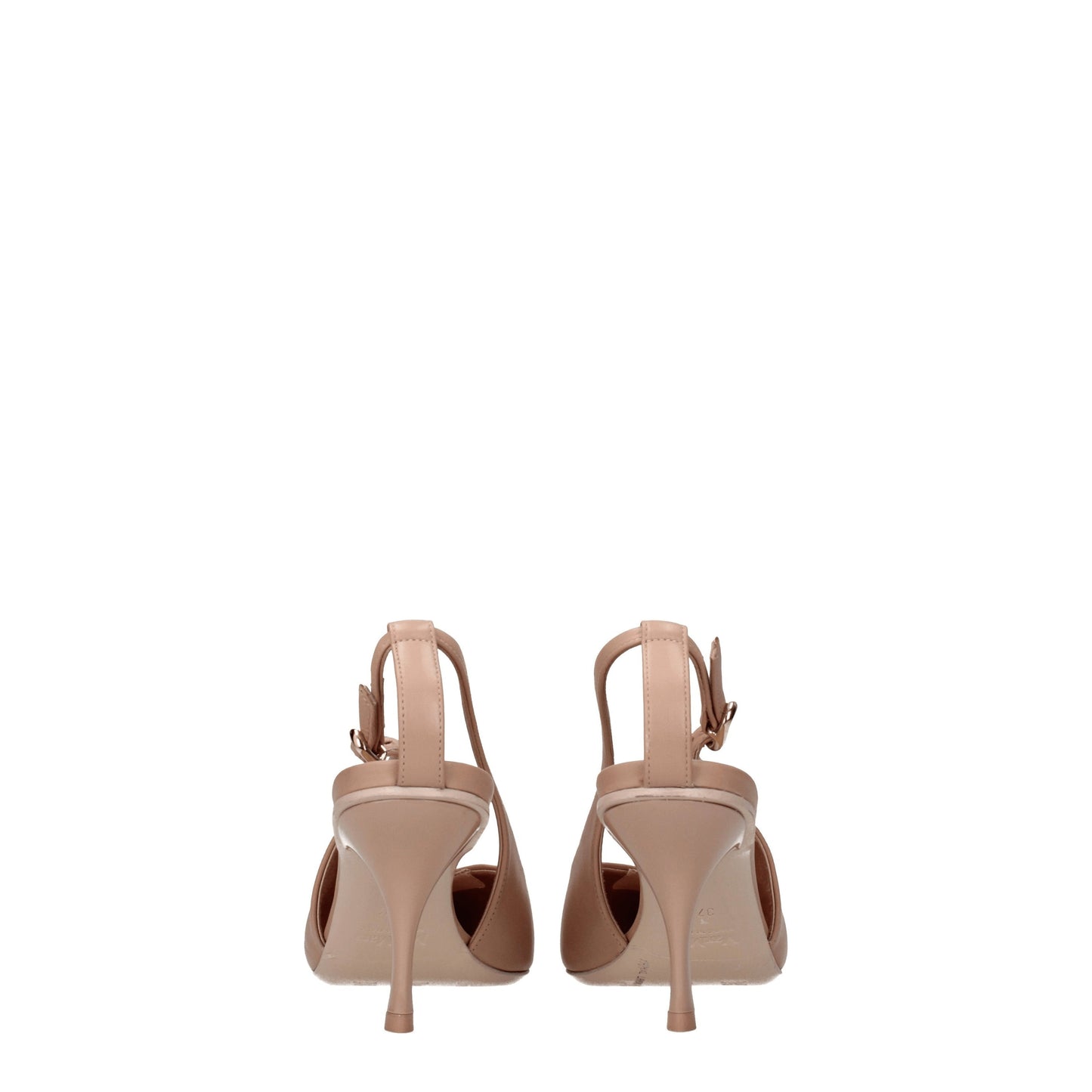 Max Mara Women's Sandals in Leather Pink/Blush