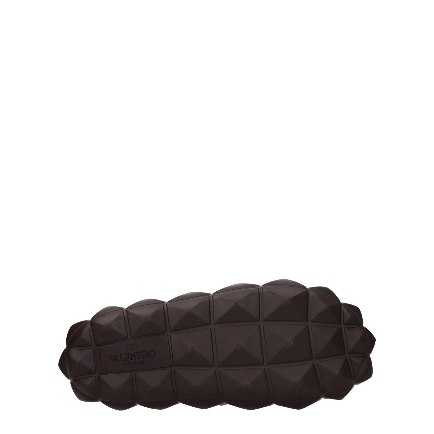Valentino Garavani Men's Slippers and Clogs Rubber Chocolate