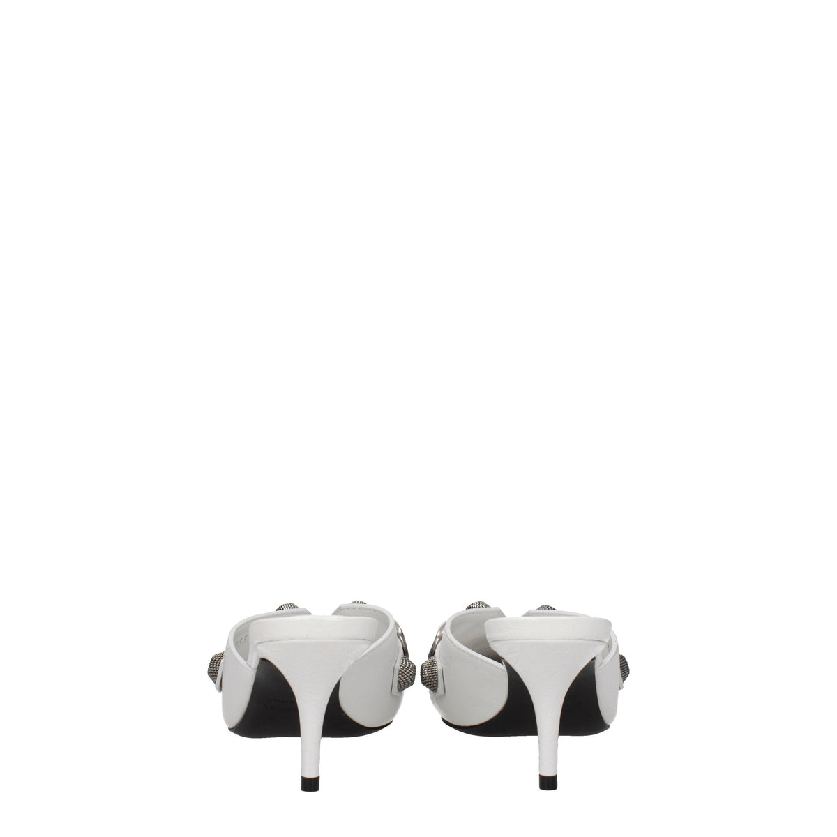 Balenciaga Sandals Women Leather White