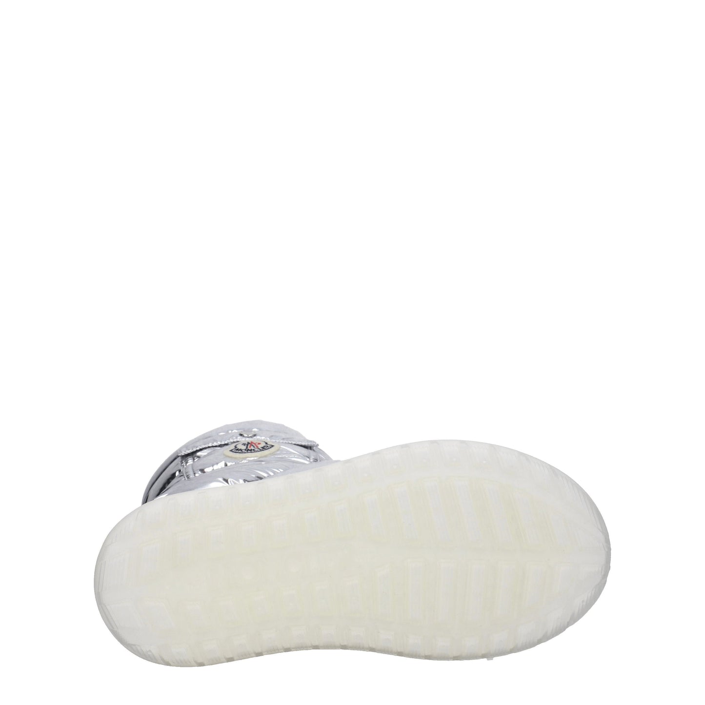 Moncler Women's Boots in Fabric Silver