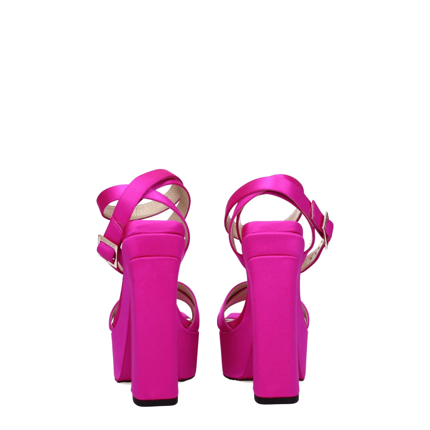 Jimmy Choo Women's Sandals Satin Fuchsia