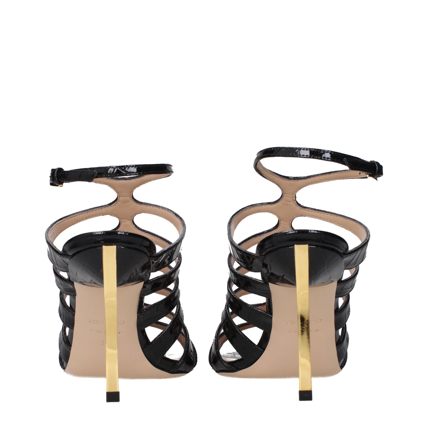 Tom Ford Sandals Women Leather Black