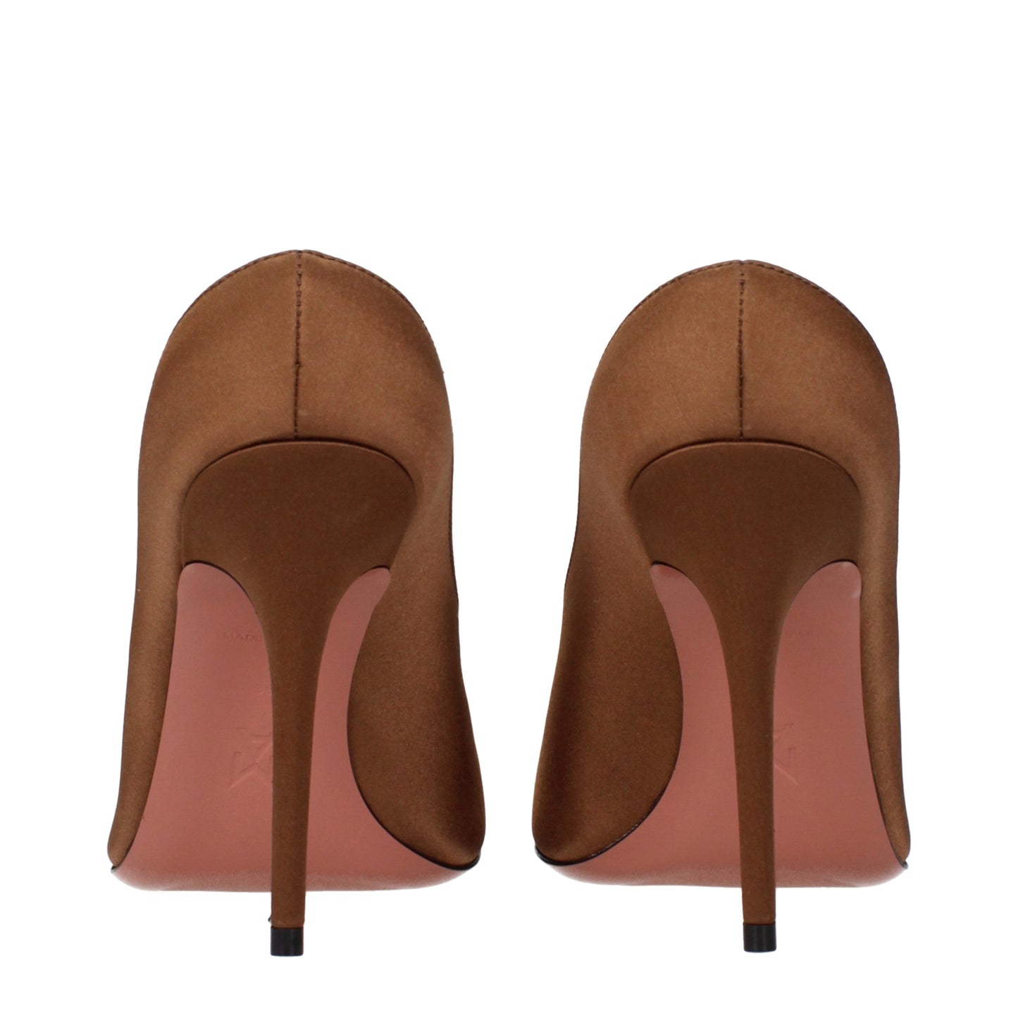 Amina Muaddi Pumps Women Satin Brown