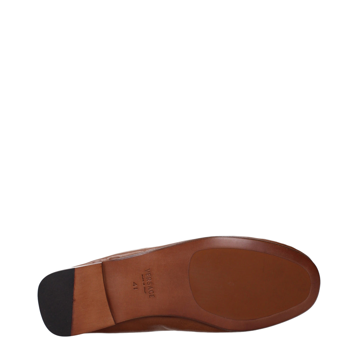 Versace Loafers Men Leather Brown/Oak