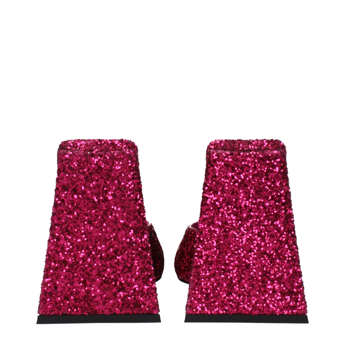 The Attico Women's Sandals Glitter Fuchsia