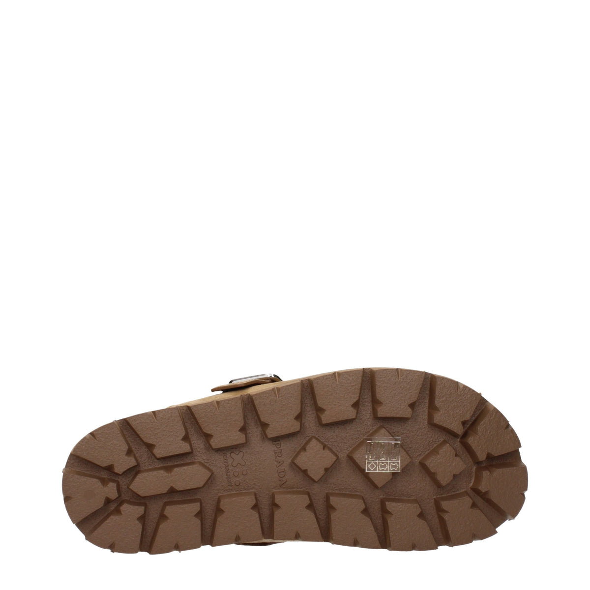 Prada Slippers and Clogs Men Suede Brown/Sand