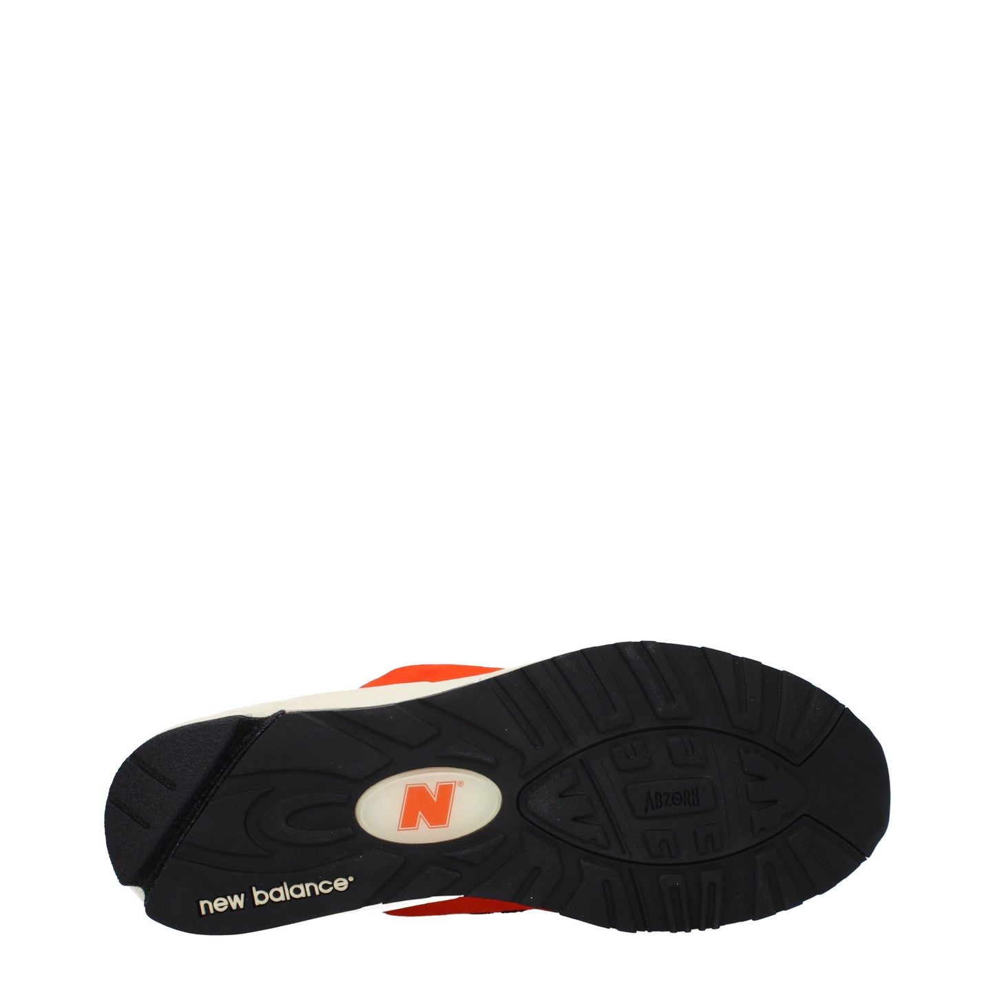 New Balance Men's Sneakers Suede Orange