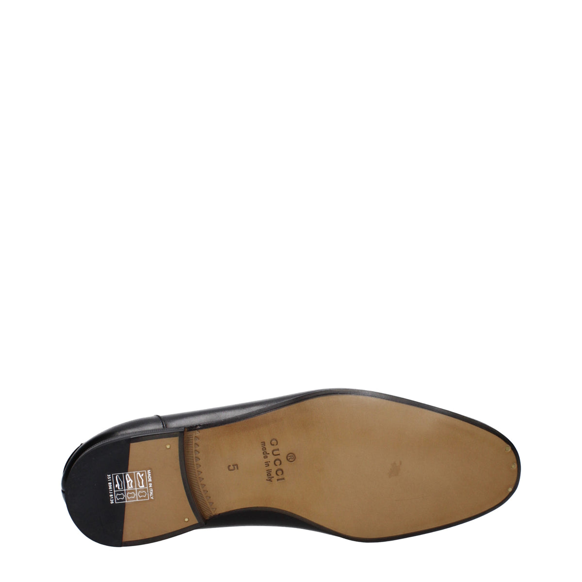 Gucci Loafers Men Leather Black