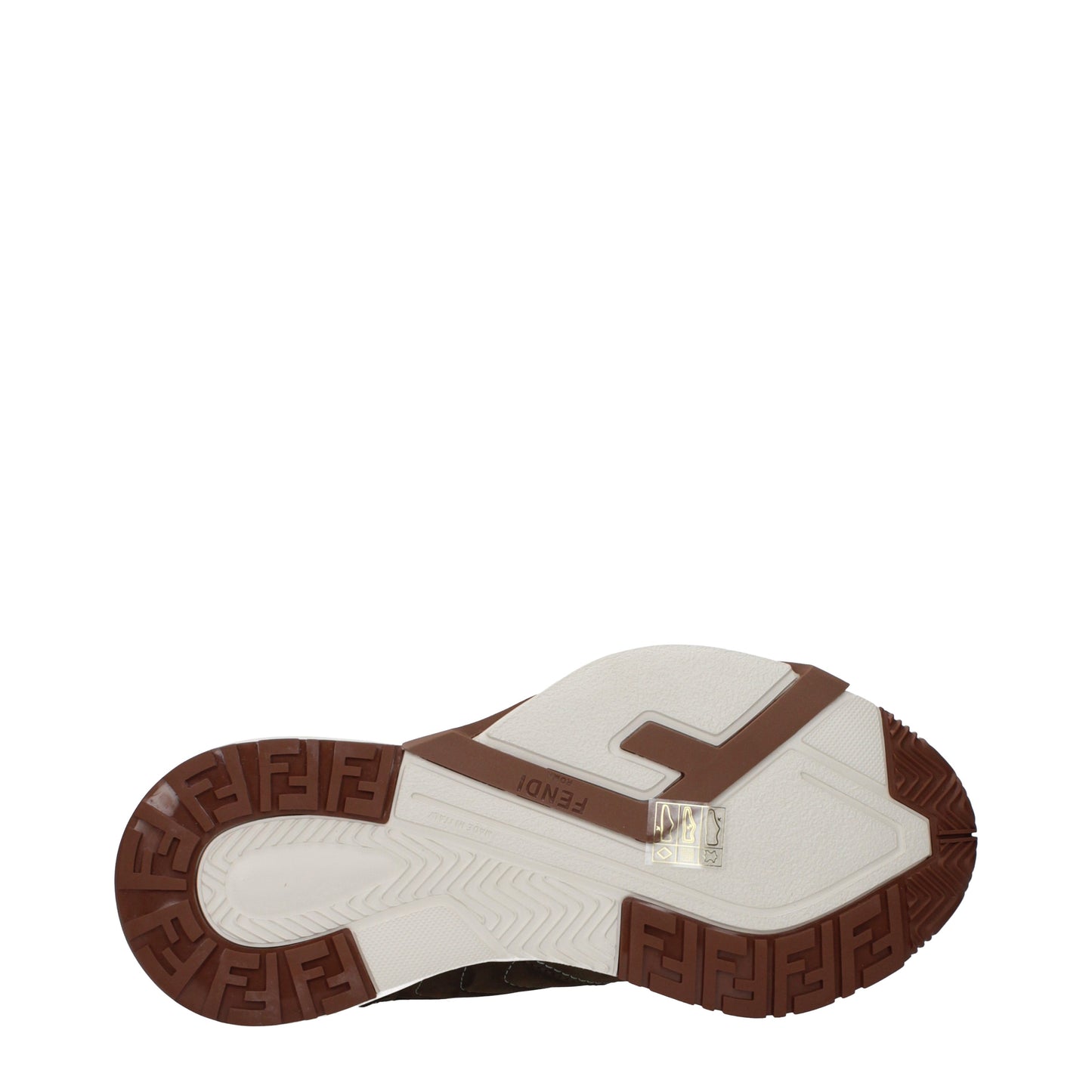 Fendi Sneakers Women Suede Brown