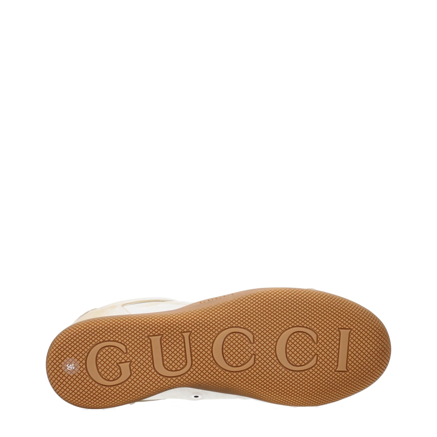 Gucci Sneakers Women Leather Beige/Ivory