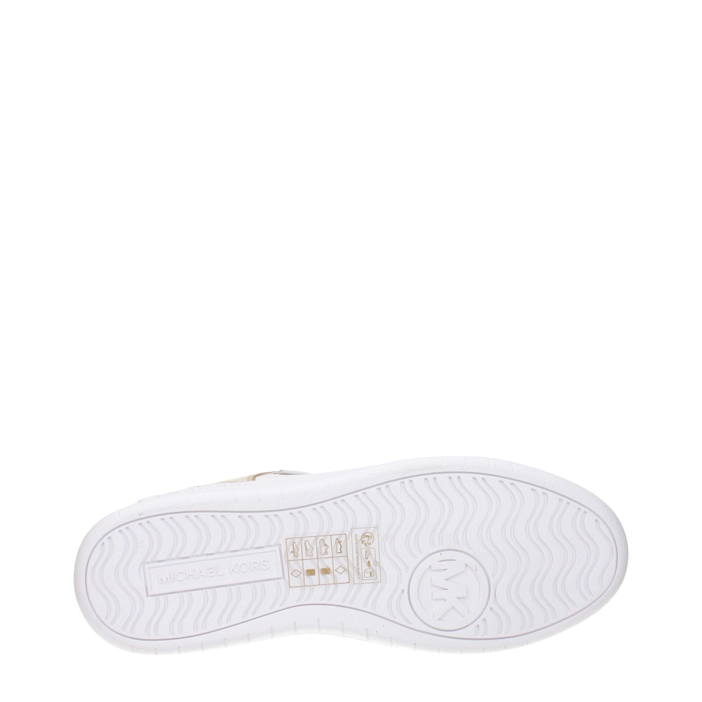 Michael Kors Sneakers Women Leather White/Gold