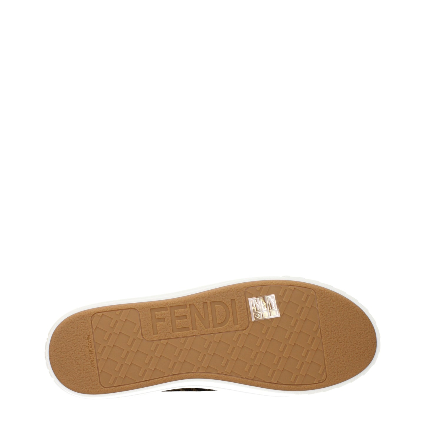 Fendi Sneakers Men Fabric Brown/Tobacco