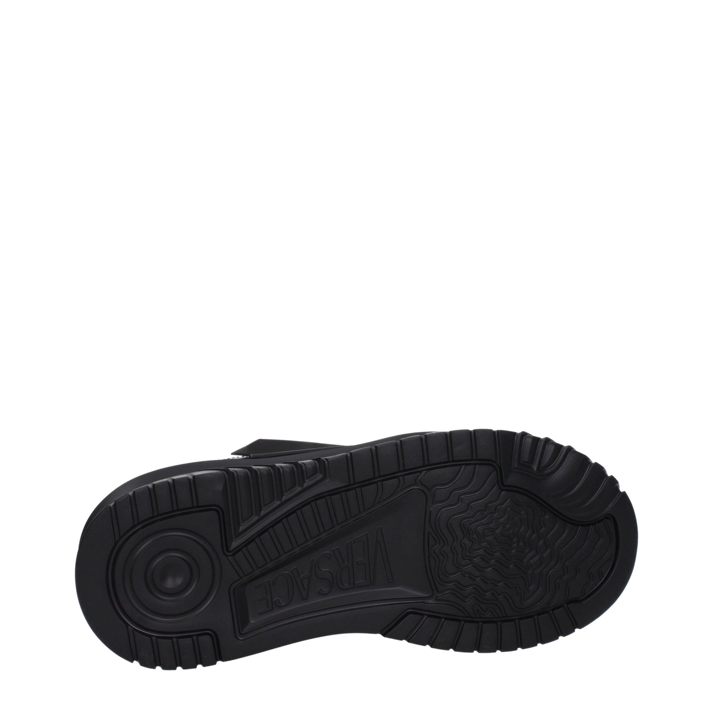 Versace Sneakers Men Leather Black