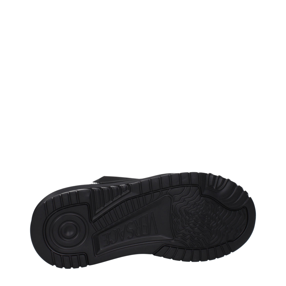 Versace Sneakers Men Leather Black
