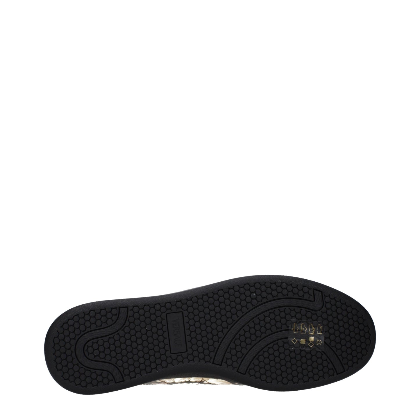Versace Sneakers Men Leather Black/Yellow