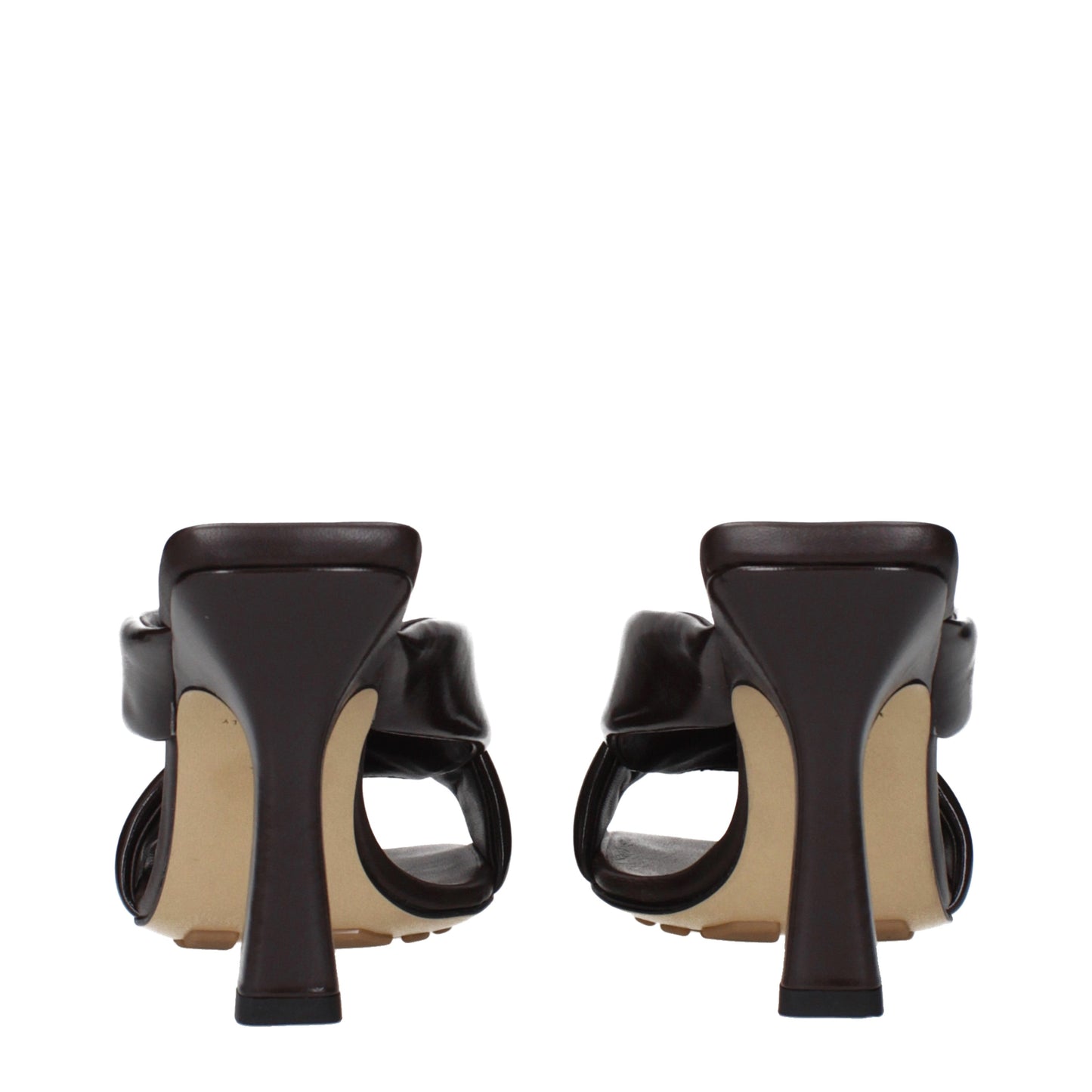 Bottega Veneta Women's Sandals Leather Chocolate