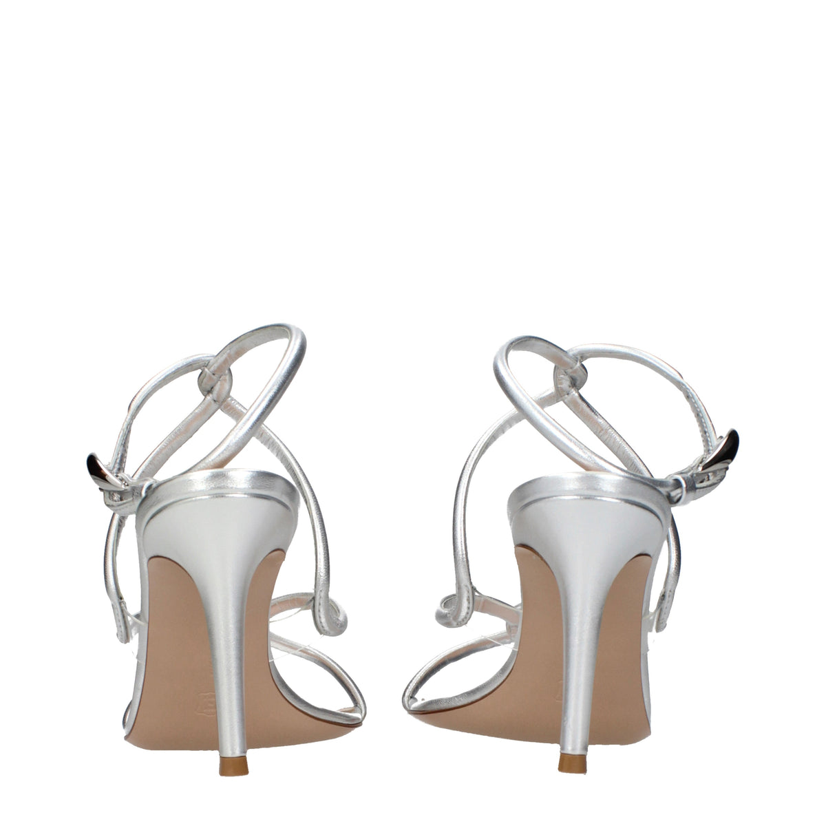 Gianvito Rossi Sandals Women Leather Silver