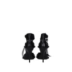 Balenciaga Sandals Women Leather Black