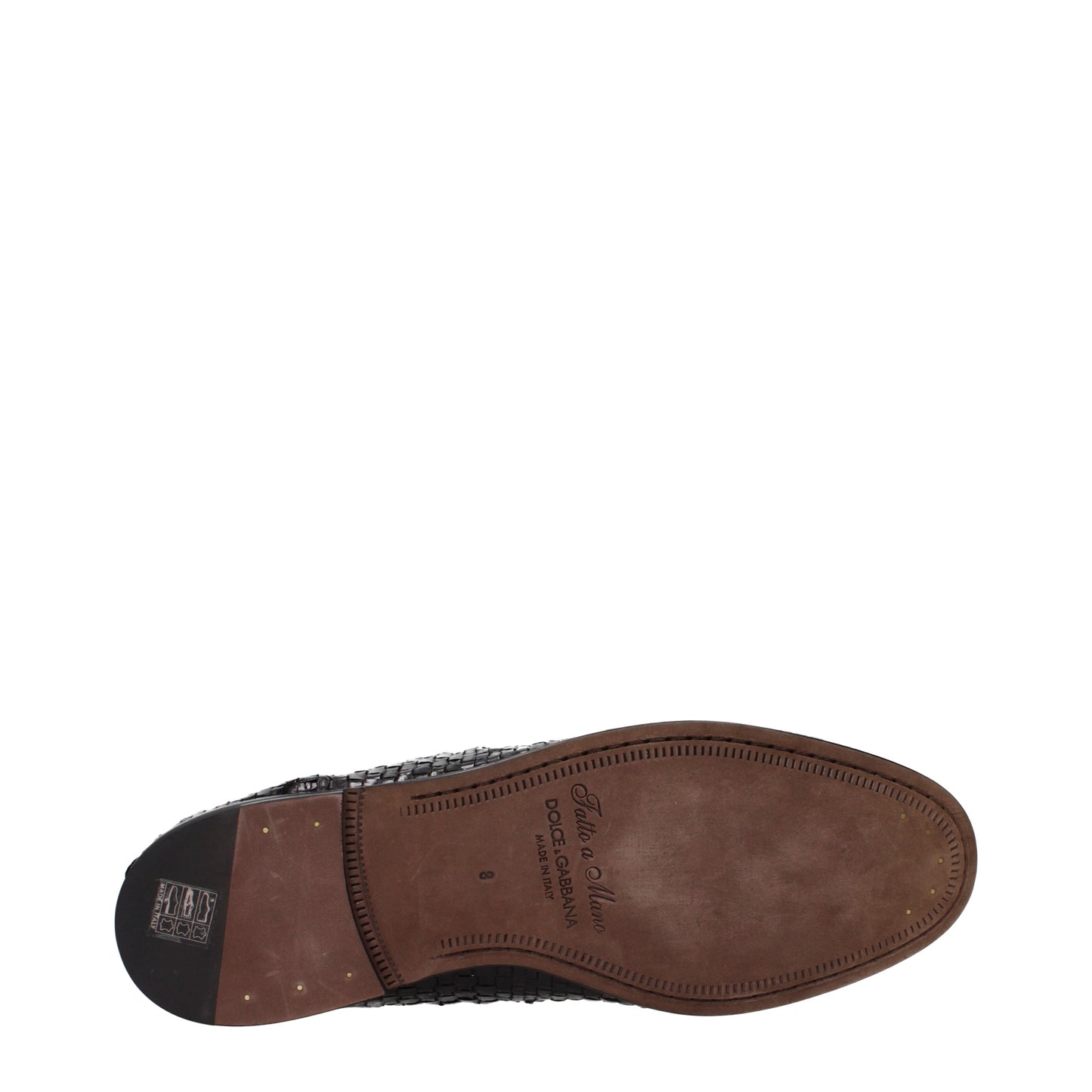 Dolce&Gabbana Slip on Men Leather Black