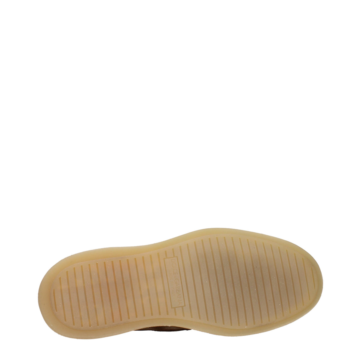 Dolce&Gabbana Slip on Men Suede Brown/Hazelnut