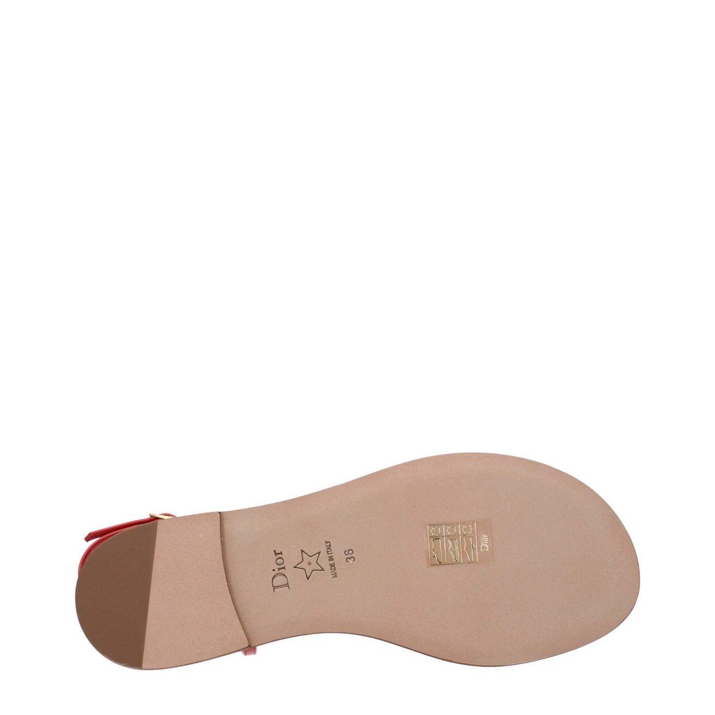 Christian Dior Women's Flip Flops Leather