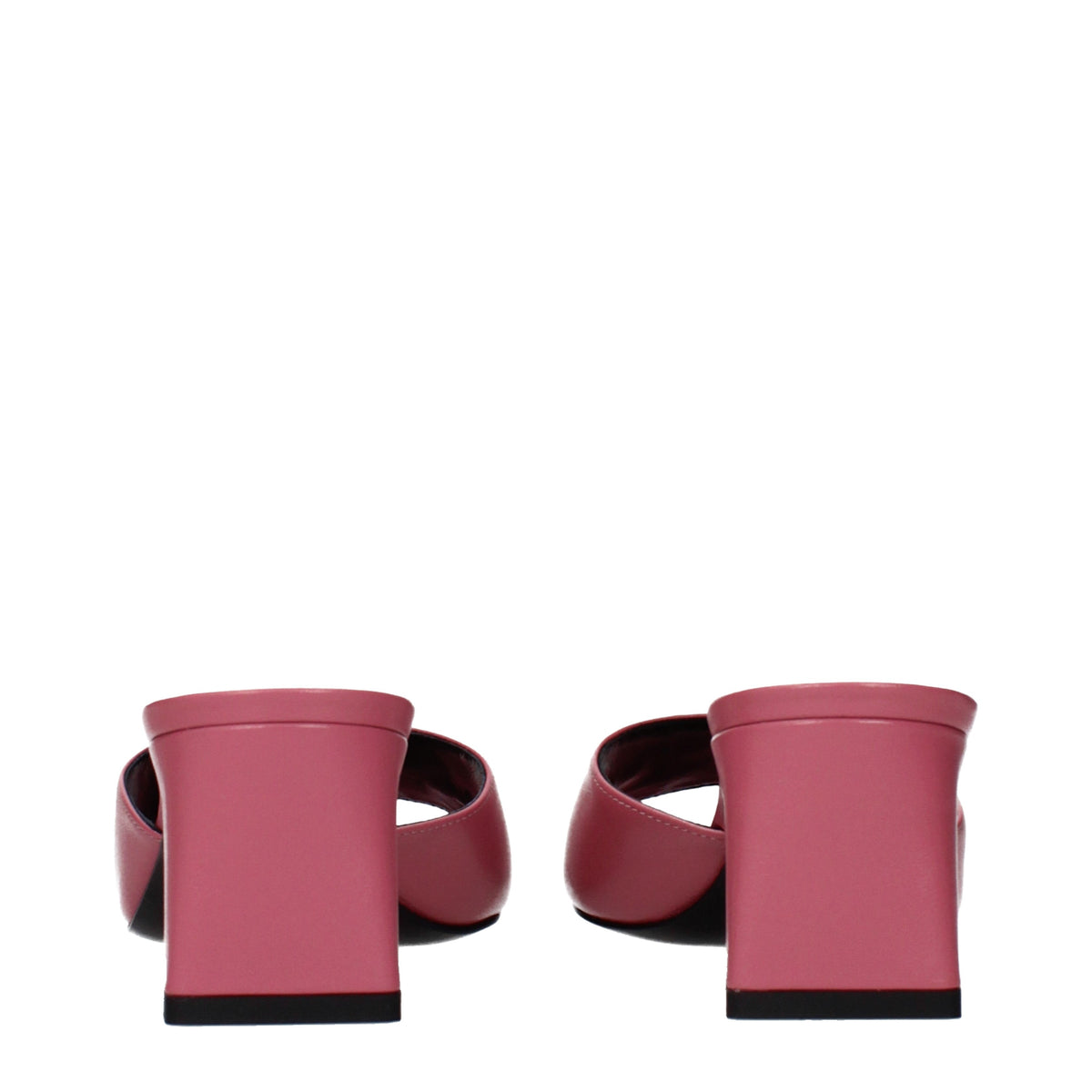 Versace Sandals Women Leather Pink/Strawberry