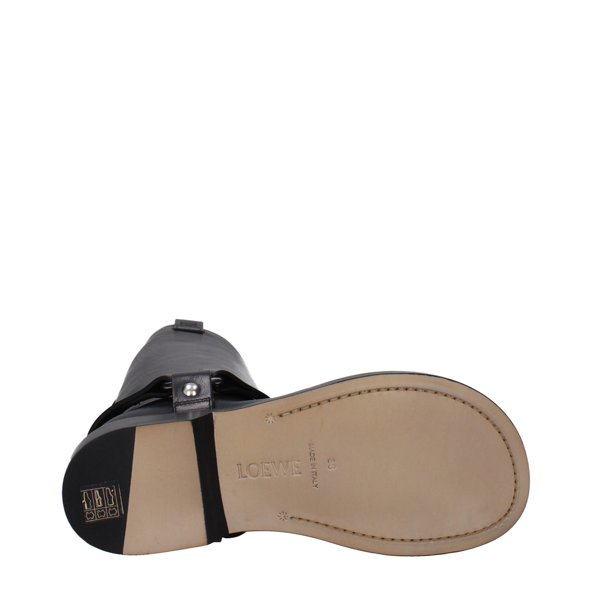 Loewe Boots Women Leather Black