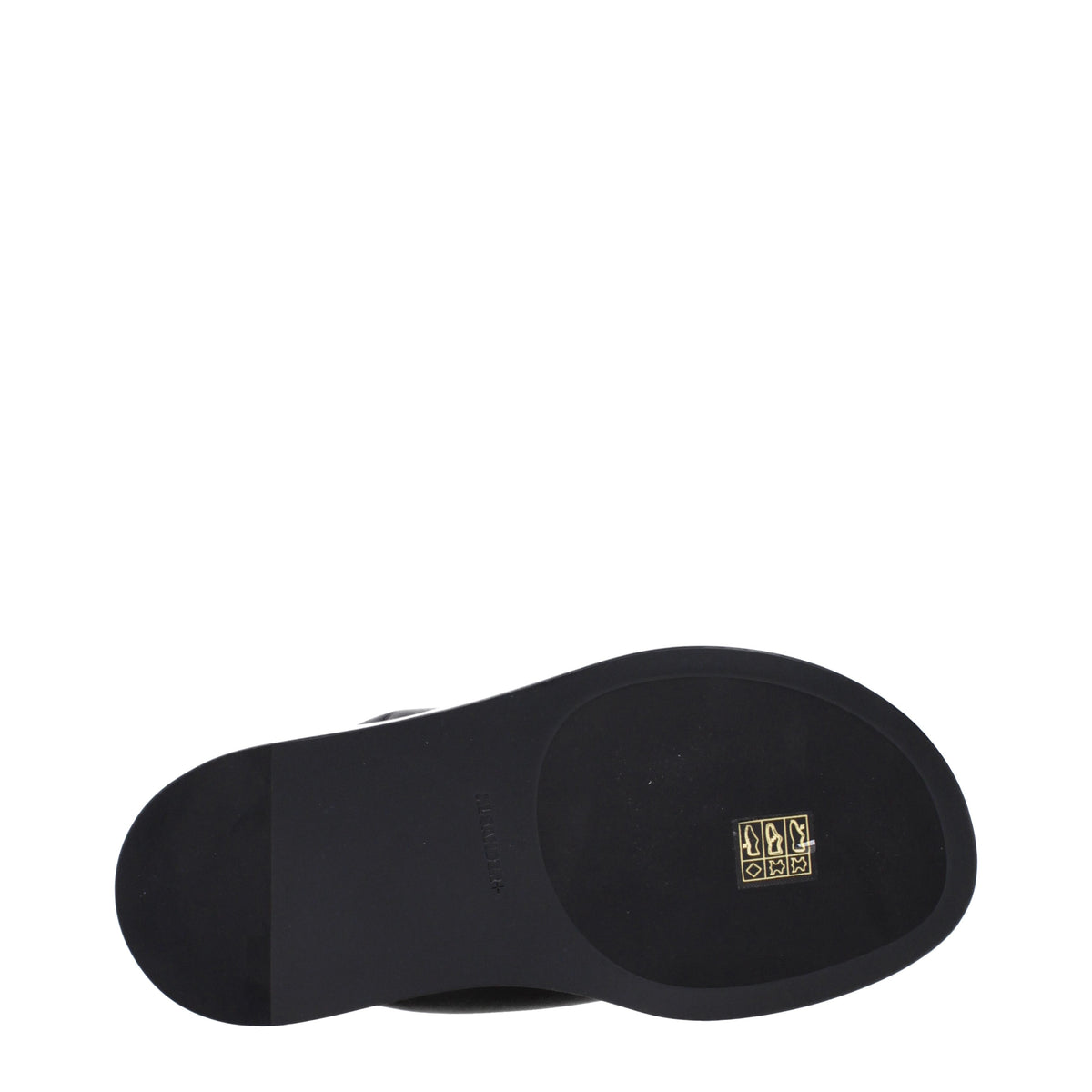 Jil Sander Flip Flops Women Leather Black