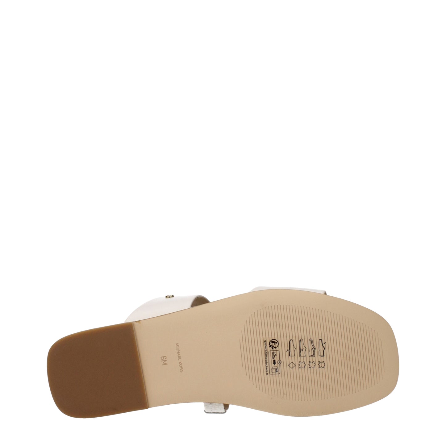 Michael Kors Women's Slippers and Clogs Leather Cream
