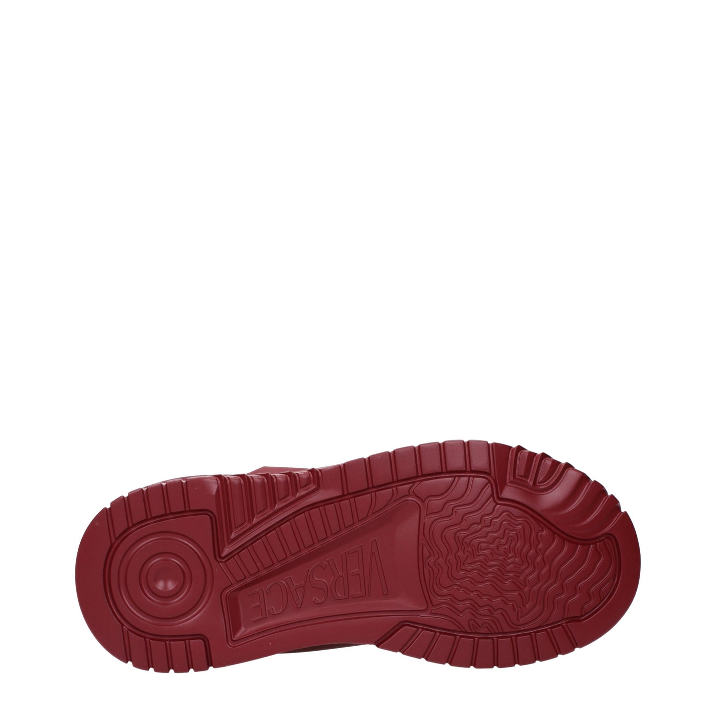 Versace Sneakers Men Leather Red/Bordeaux