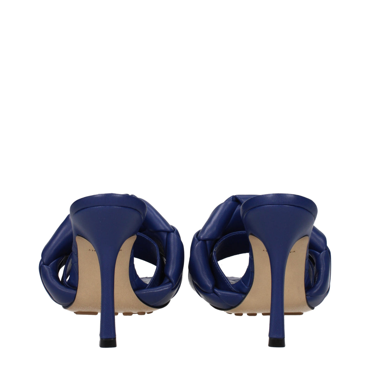 Bottega Veneta Sandals Women Leather Blue/Cruise
