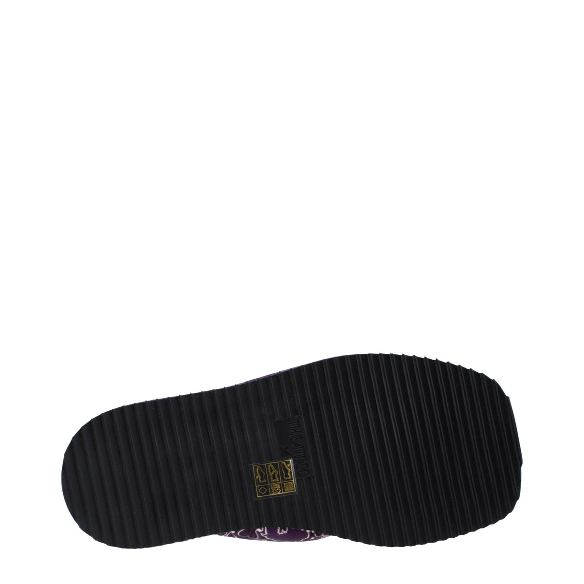 The Attico Women's Flip Flops Fabric Violet