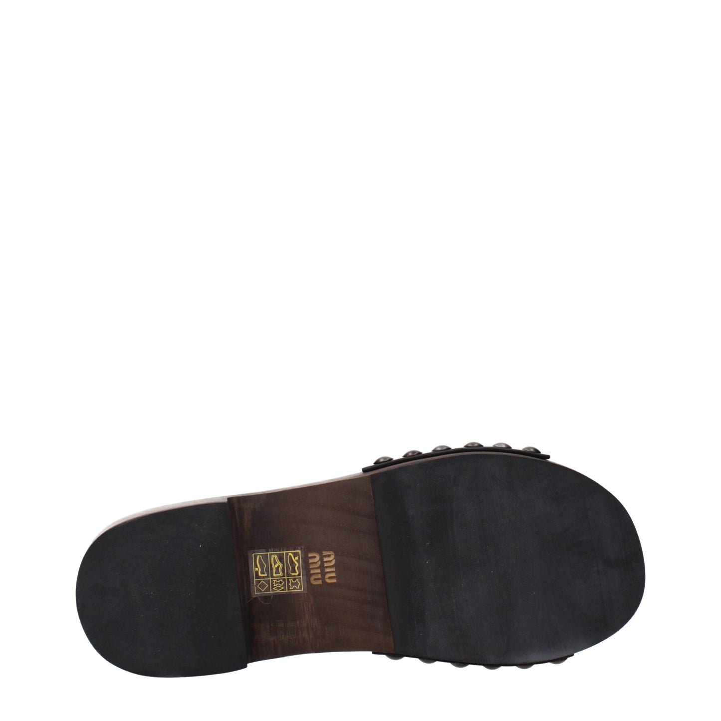 Miu Miu Slippers and Clogs Women Patent Leather Black