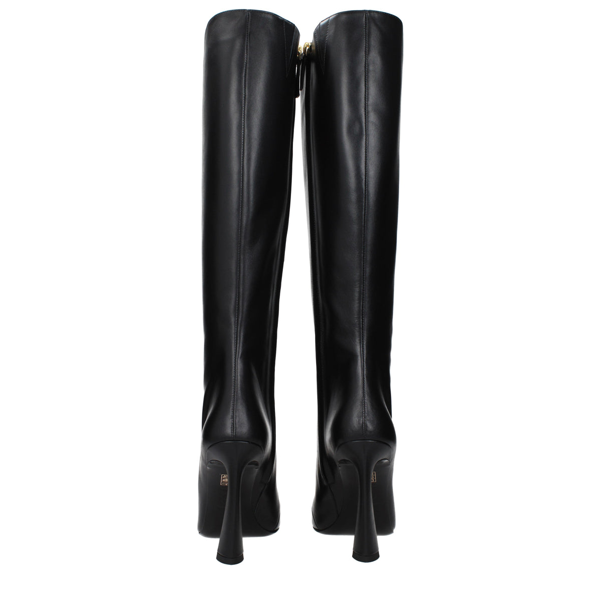 Versace Boots Women Leather Black