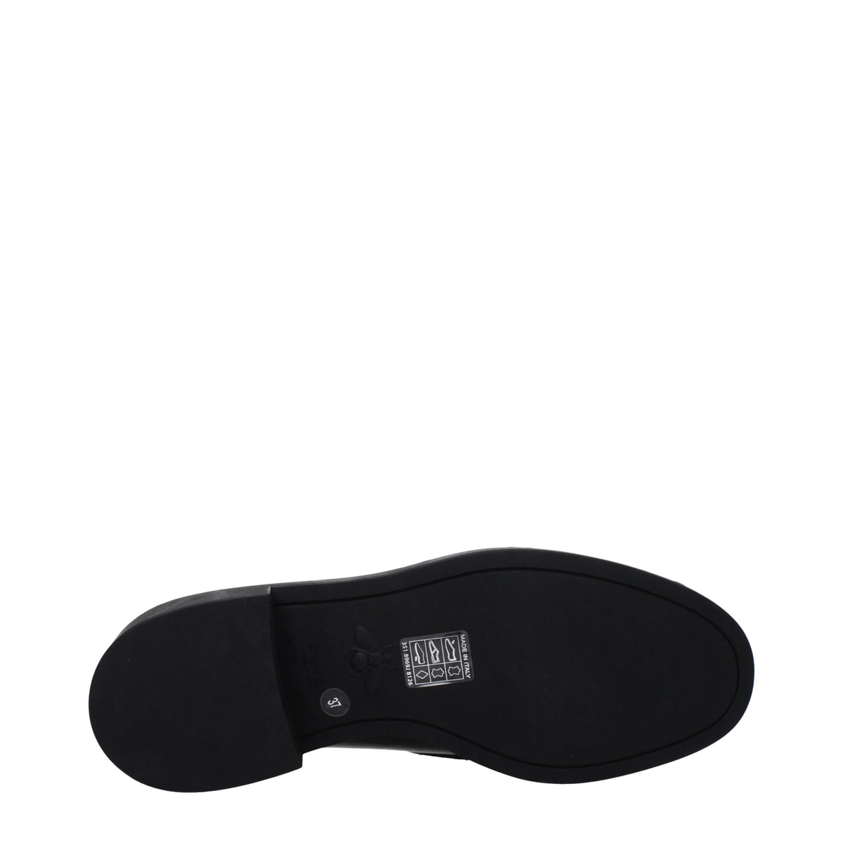 Gucci Loafers Women Leather Black