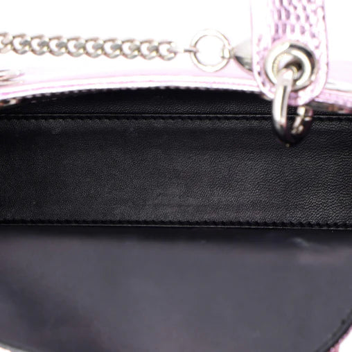 Christian Dior Lady Dior Chain Bag Lizard Mini