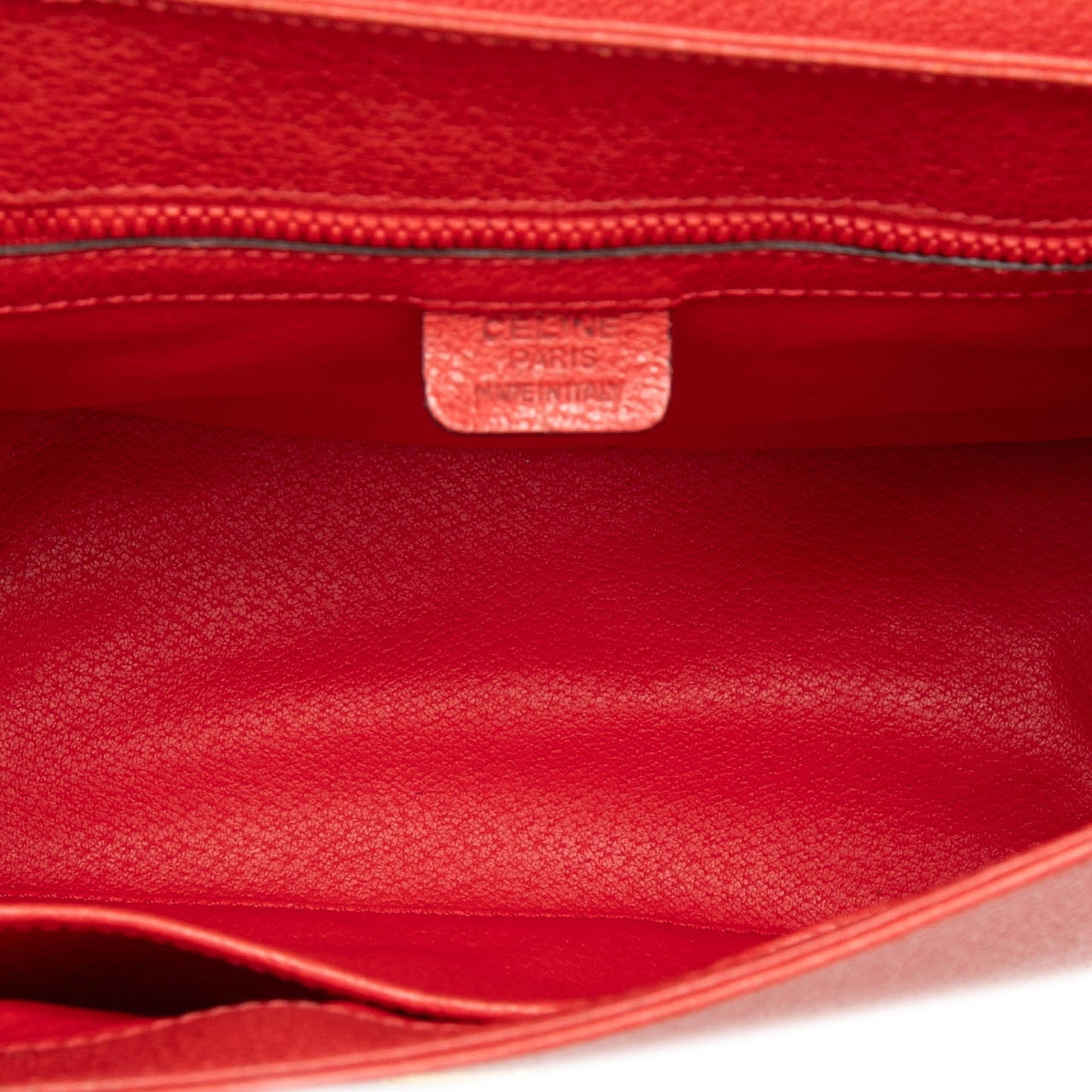 Leather 16 Turn Lock Top Handle Bag