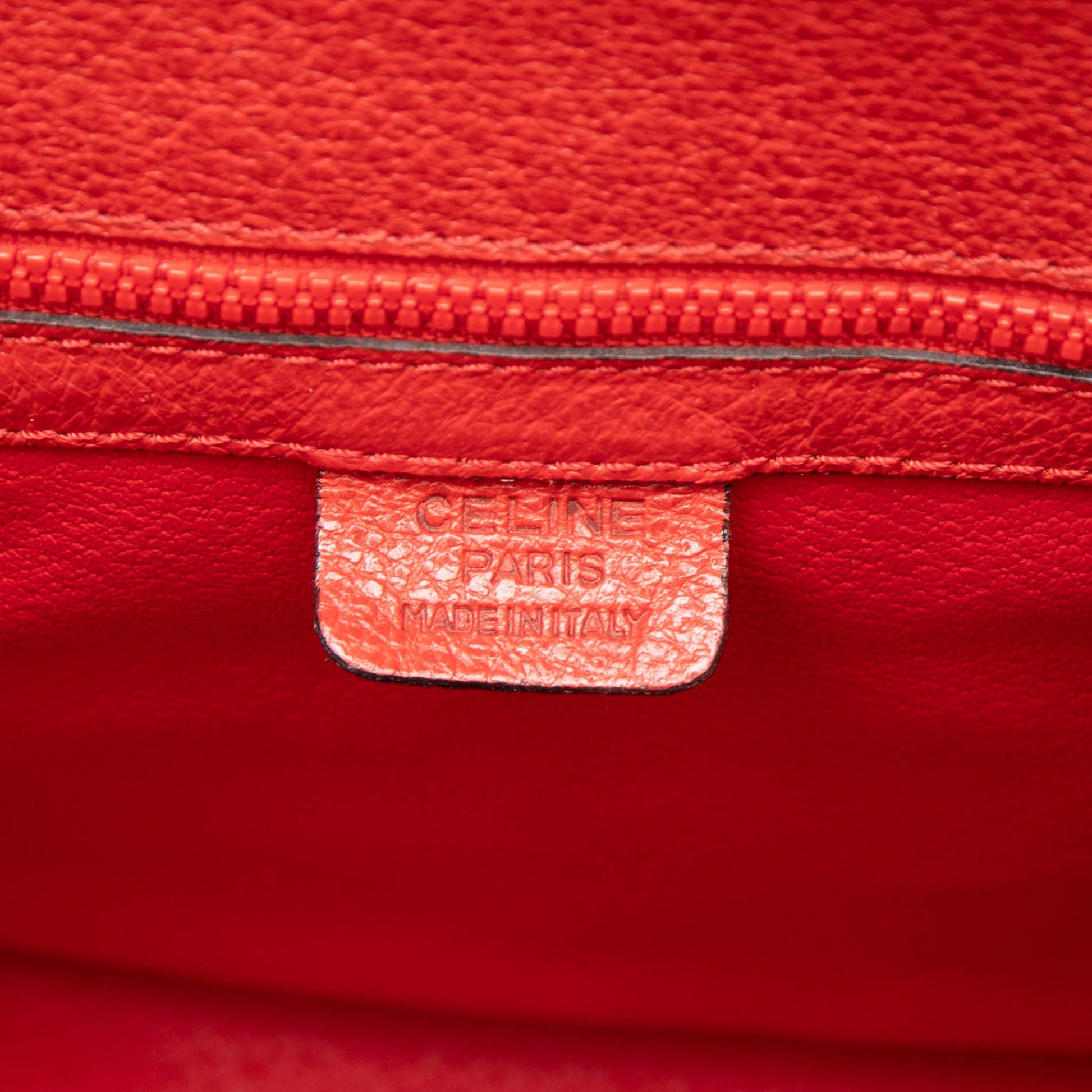 Leather 16 Turn Lock Top Handle Bag