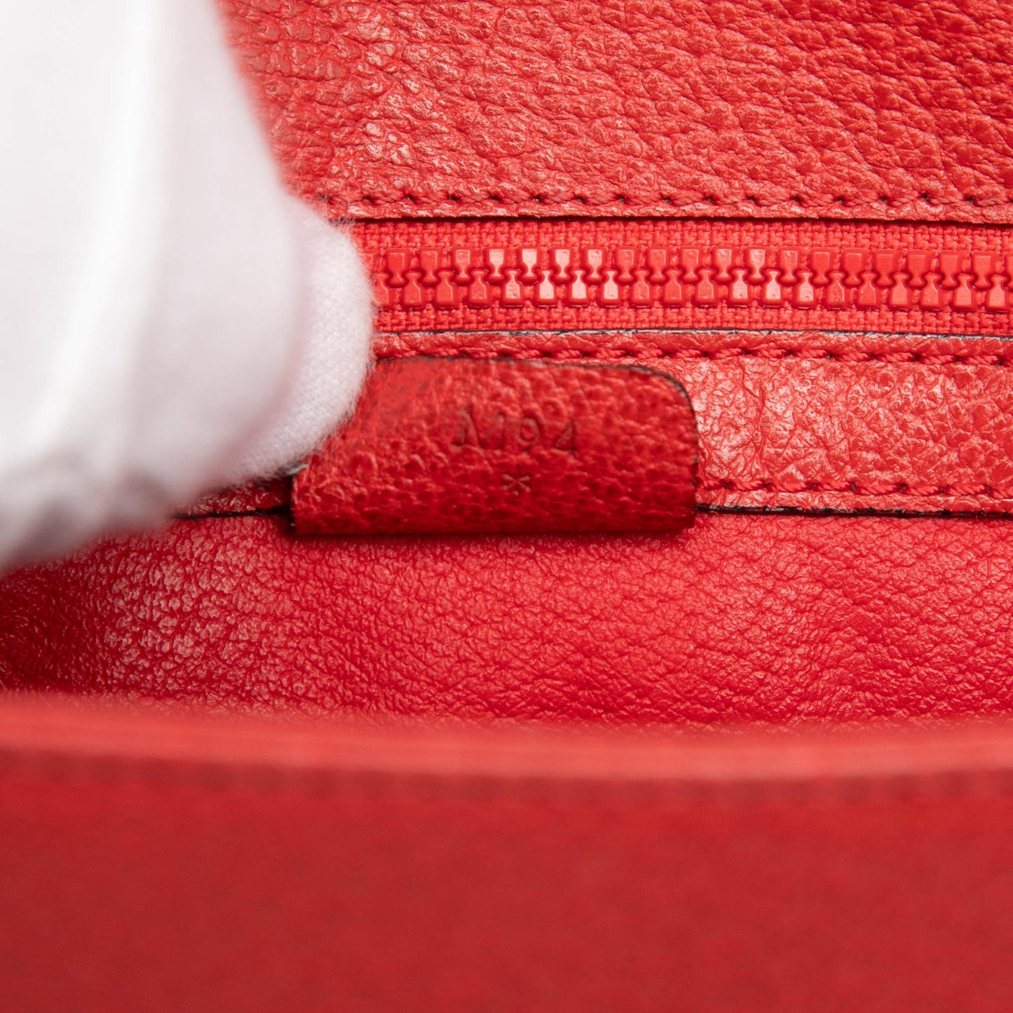 Leather 16 Turn Lock Top Handle Bag