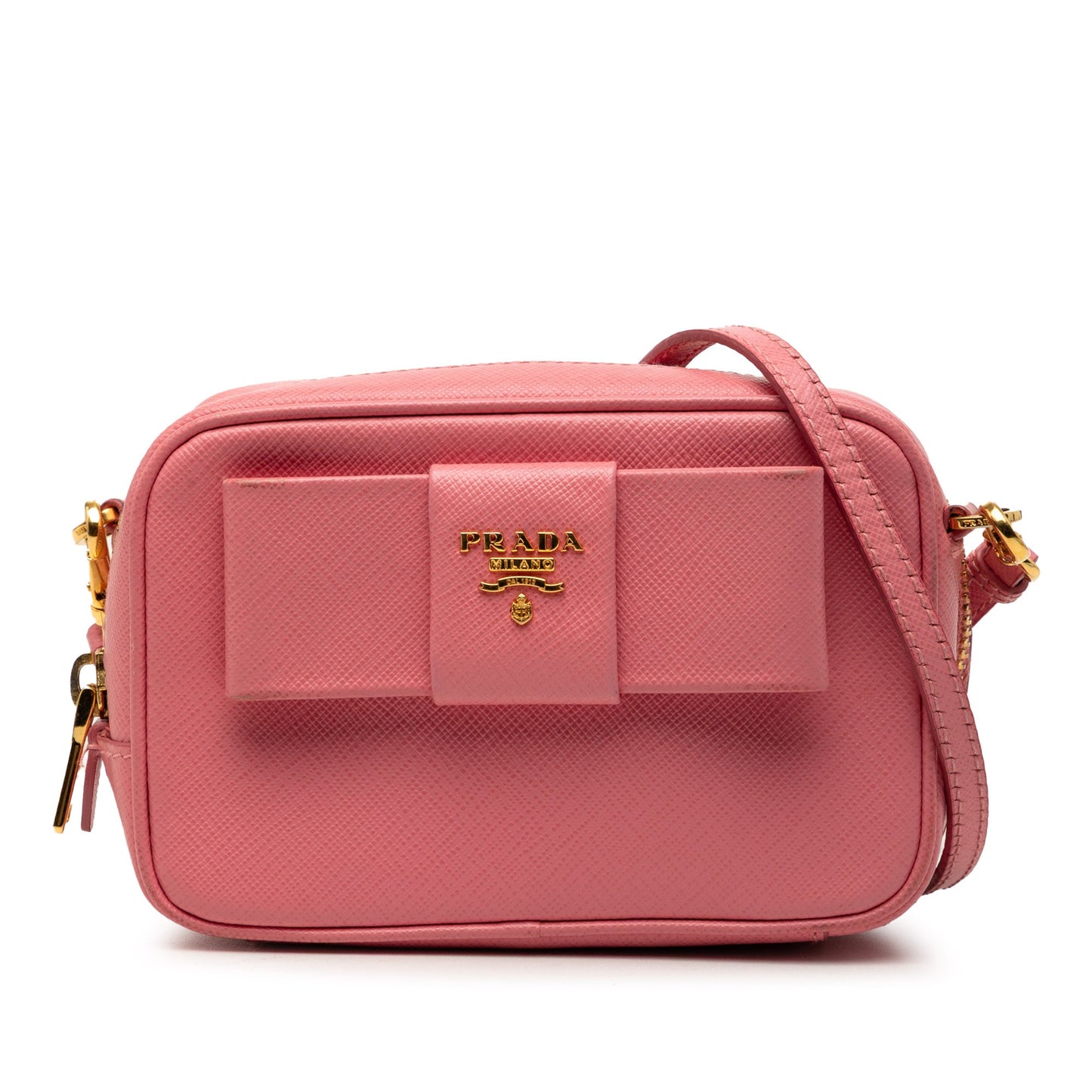 Prada Saffiano Fiocco Bow Camera Bag