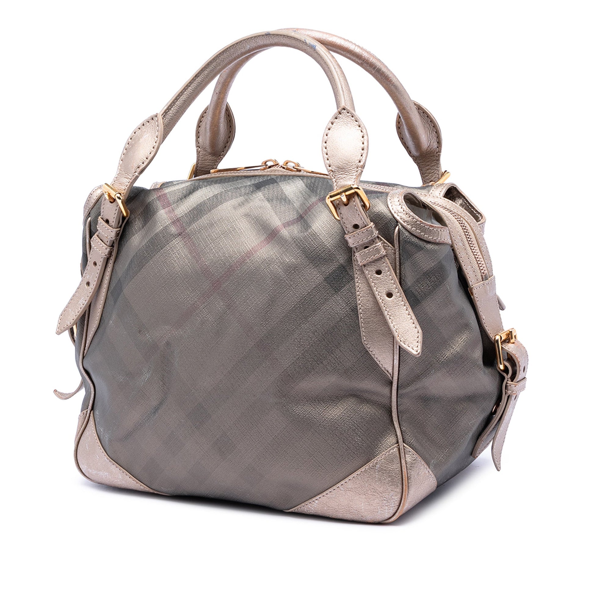 Smoke Check Coated Canvas Oakford Handbag