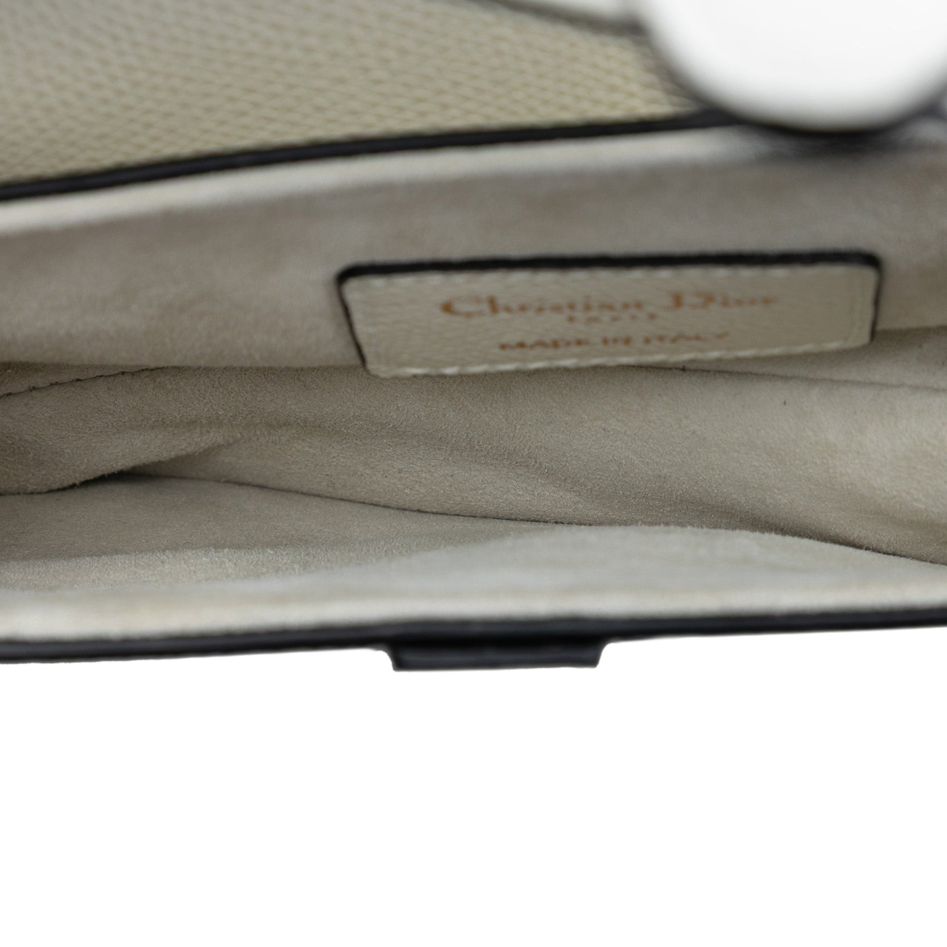 Dior Mini Grained Calfskin Saddle Bag