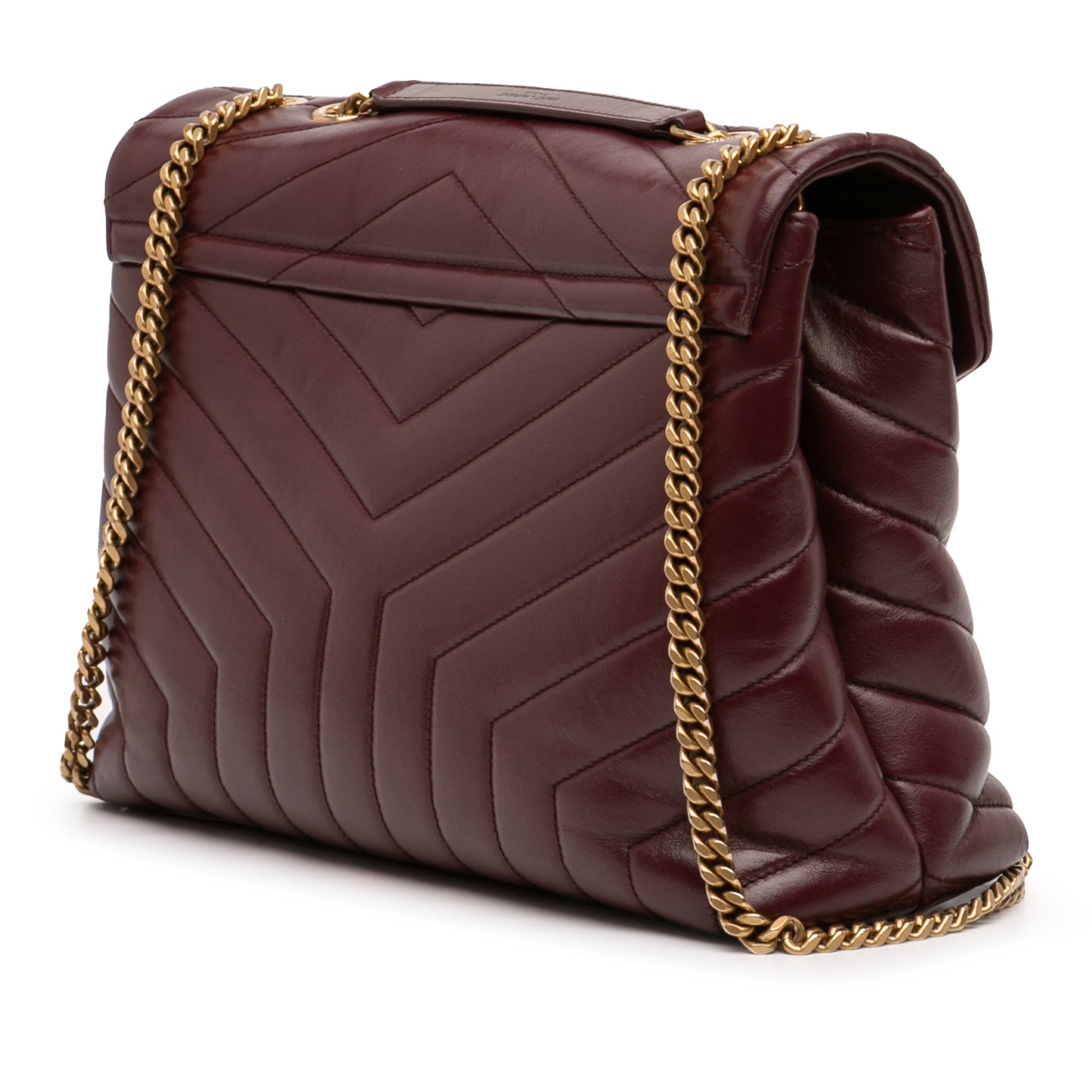 Saint Laurent Medium Matelasse Calfskin Monogram LouLou Shoulder Bag
