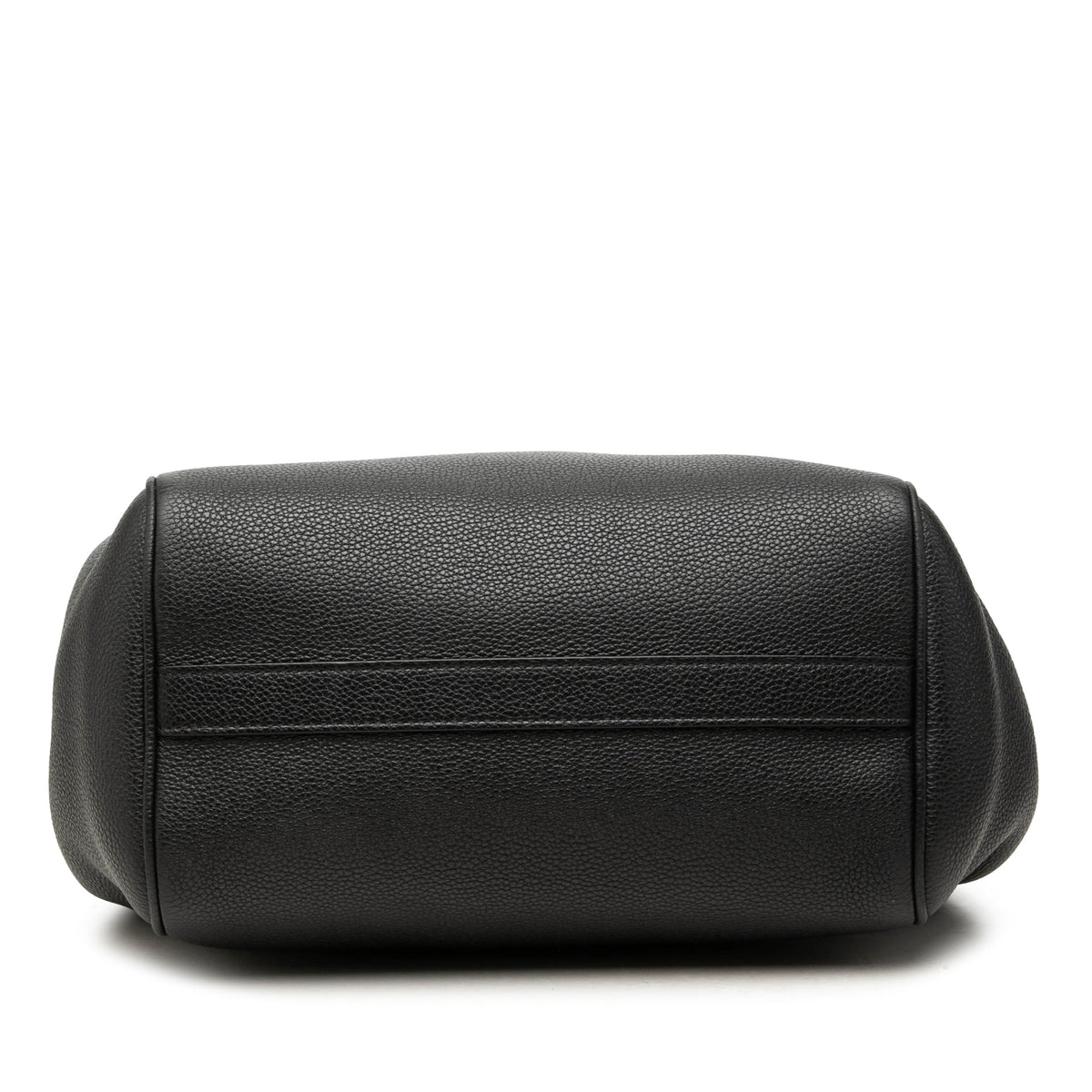 Celine Small Grained Calfskin Folded Cabas Tote — Black