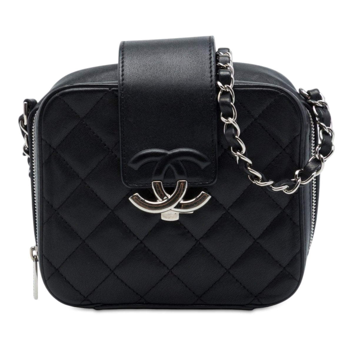 Chanel Mini Quilted Lambskin CC Box Camera Bag