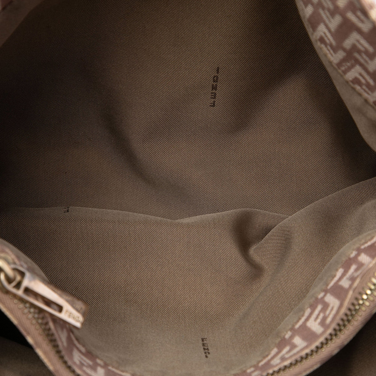 Fendi Small Zucchino Canvas Tote — Pink