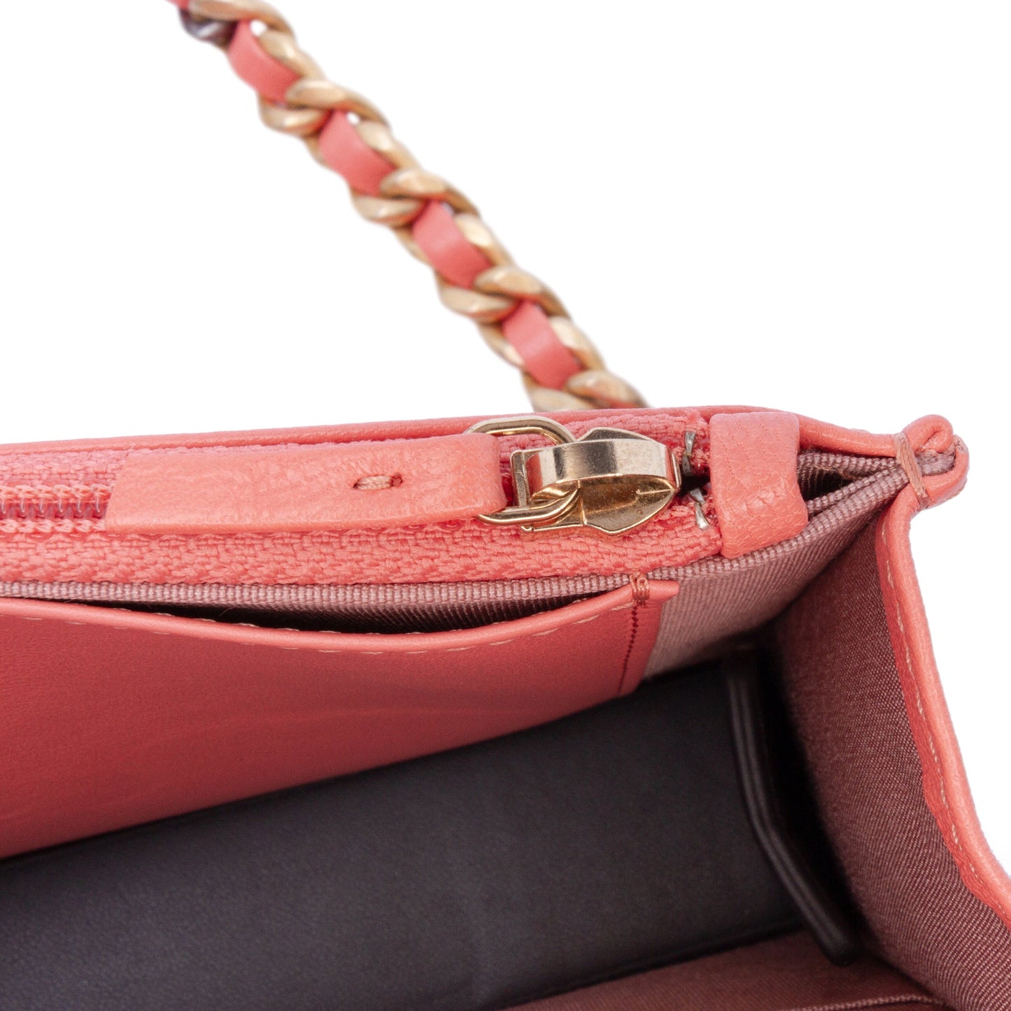 Chanel Quilted Lambskin 19 Wallet on Chain