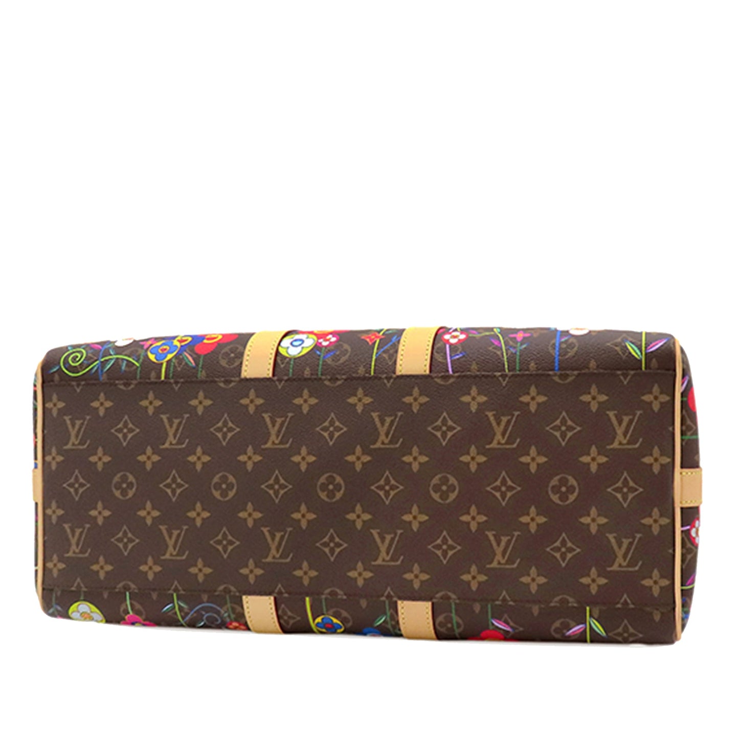 Louis Vuitton TM Monogram Flowers Keepall Bandouliere 45